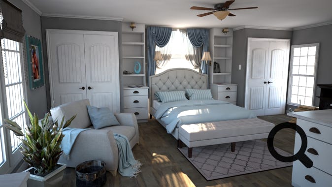 3D image of Nana's loft