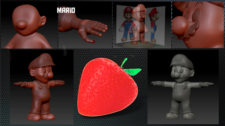 Mario 3d Character